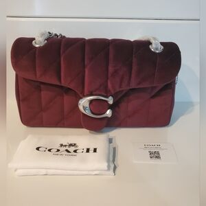 Brand New Authentic Coach Tabby Shoulder Bag 26 With Quilting